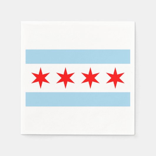 Serviettes en papier patriotique avec drapeau de C (Devant)