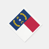 Serviettes en papier patriotique avec drapeau de C (Coin)