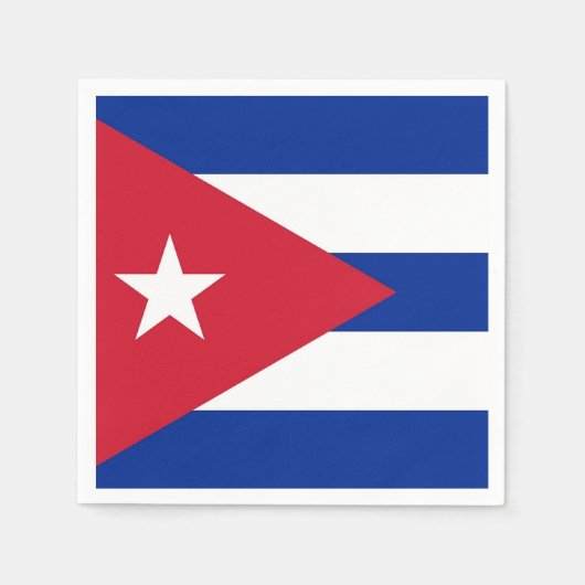 Serviettes en papier patriotique avec drapeau de C (Devant)
