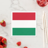 Serviettes en papier patriotique avec drapeau de H (En situation)