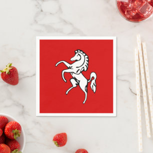 Serviettes en papier patriotique avec drapeau de K