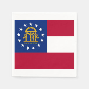 Serviettes en papier patriotique avec drapeau de l