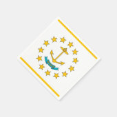 Serviettes en papier patriotique avec drapeau de R (Coin)