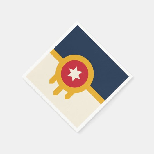 Serviettes en papier patriotique avec drapeau de T (Coin)