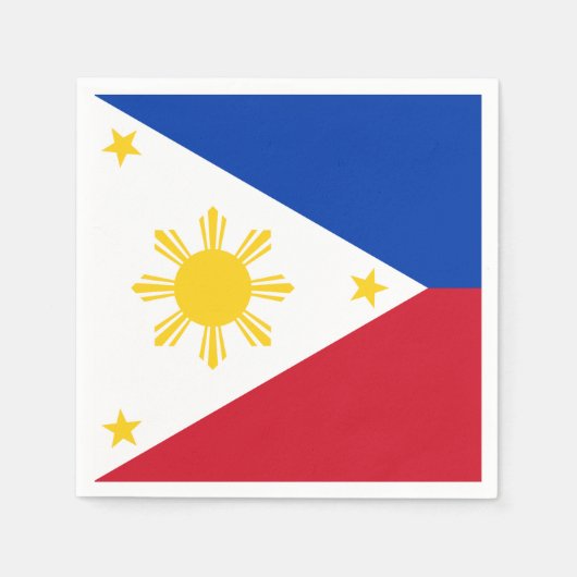 Serviettes en papier patriotique avec drapeau des (Devant)