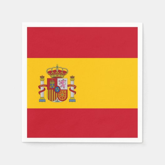 Serviettes en papier patriotique avec drapeau d'Es (Devant)