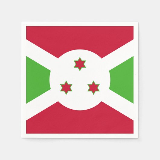 Serviettes en papier patriotique avec drapeau du B (Devant)