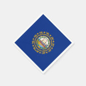 Serviettes en papier patriotique avec drapeau du N (Coin)