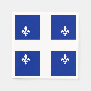 Serviettes en papier patriotique avec drapeau du Q