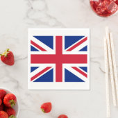 Serviettes en papier patriotique avec drapeau du R (En situation)