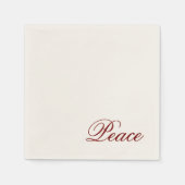Serviettes en papier Peace Holidays (Devant)