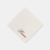 Serviettes en papier Peace Holidays (Coin)