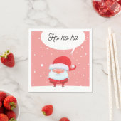 serviettes en papier père Noël mignonnes par dream (En situation)