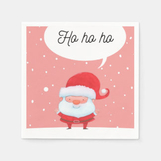 serviettes en papier père Noël mignonnes par dream