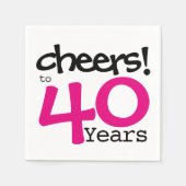 Serviettes en papier personnalisées (Devant)