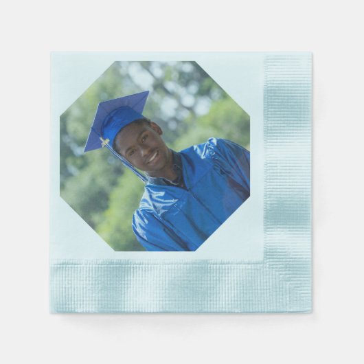 Serviettes en papier personnalisées avec PHOTO pou (Devant)