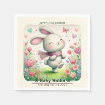 Serviettes en papier personnalisées pour Baby Show