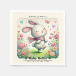 Serviettes en papier personnalisées pour Baby Show