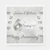 Serviettes en papier personnalisées pour l'anniver (Devant)