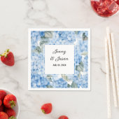 Serviettes en papier personnalisées pour mariage a (En situation)