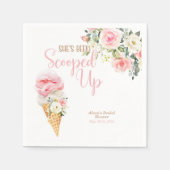 Serviettes en papier personnalisées She's Been Sco (Devant)