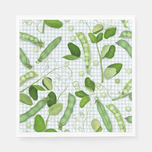 Serviettes en papier Petits Pois (Devant)