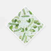 Serviettes en papier Petits Pois (Coin)
