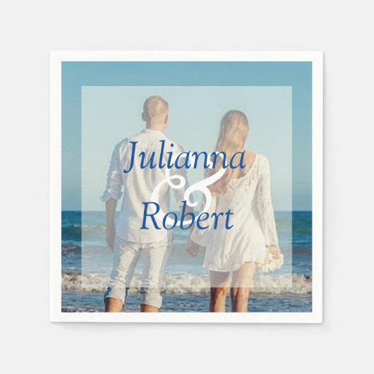 Serviettes en papier photographique (Devant)