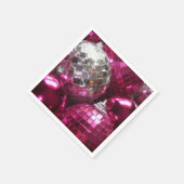 serviettes en papier Pink Baubles (Coin)