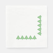 Serviettes en papier - Pins Graphiques (Devant)