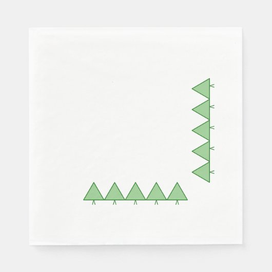 Serviettes en papier - Pins Graphiques (Devant)