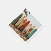 Serviettes en papier Planche de surf  (Coin)