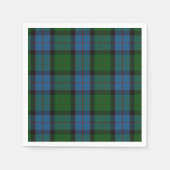 Serviettes en papier plaqué MacWilliam Tartan (Devant)