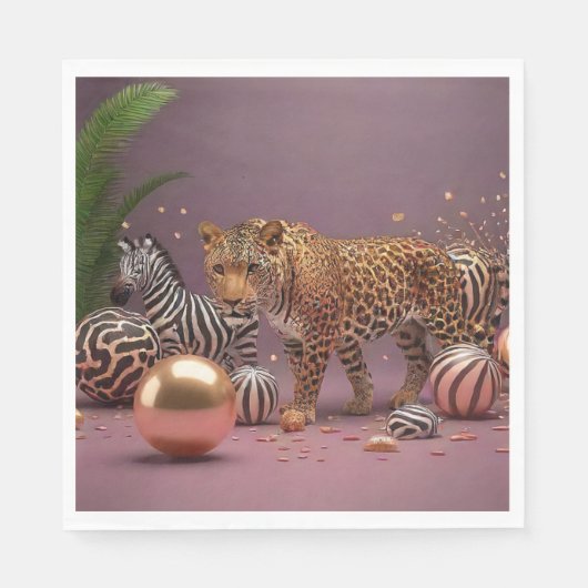 serviettes en papier poster de animal (Devant)