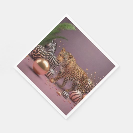 serviettes en papier poster de animal (Coin)