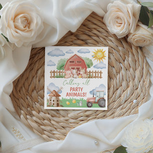 Serviettes en papier pour anniversaire fête de la 