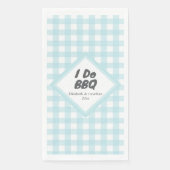 Serviettes en papier pour BBQ 'I Do' (Devant)