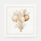 serviettes en papier pour bébé amérindien (Devant)