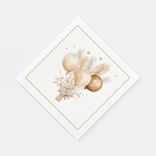 serviettes en papier pour bébé amérindien (Coin)