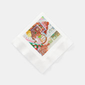 Serviettes en papier pour cocktail intitulées "GIN (Coin)