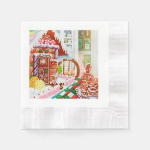 Serviettes en papier pour cocktail intitulées "GIN