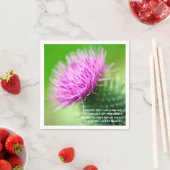 Serviettes en papier pour cocktail Thistle et Selk (En situation)