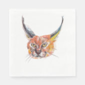 Serviettes en papier pour déjeuner Lynxs (Devant)