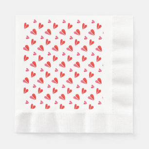 Serviettes en papier pour déjeuner MINI HEARTS Coi