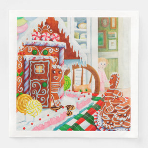 Serviettes en papier pour dîner standard GINGERBRE