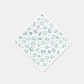 Serviettes en papier pour Doodles Ramadan (Coin)