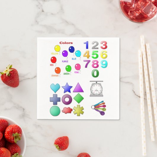 Serviettes en papier pour enfants (En situation)