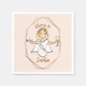 Serviettes en papier pour enterrement de vie de je (Devant)