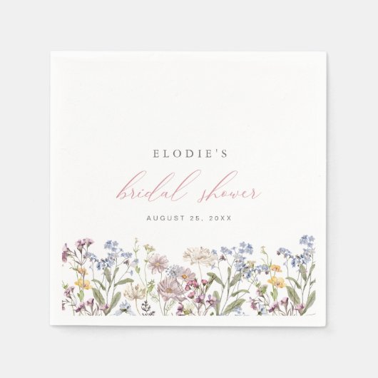 Serviettes en papier pour enterrement de vie de je (Devant)