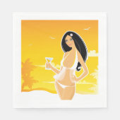 Serviettes en papier pour femme (Devant)